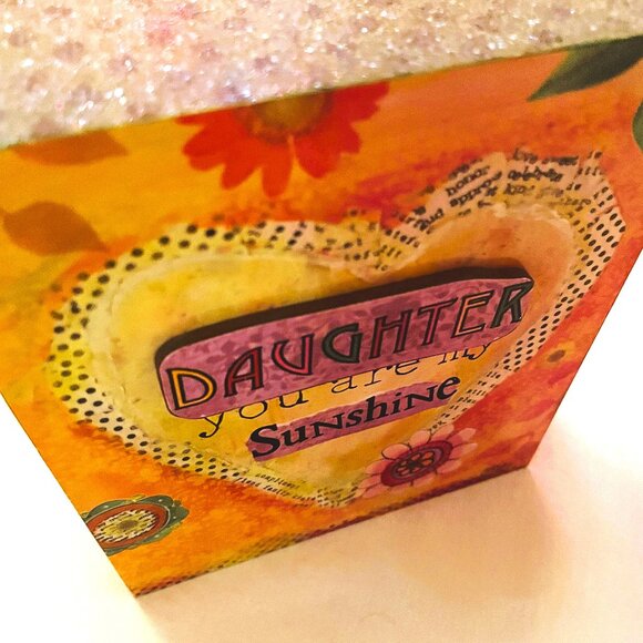 Sue Zipkin by Carson. Specialty Gift / Daughter You Are My Sunshine Flower Box - Picture 5 of 8